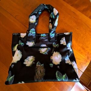 Anne Klein Shoulder Bag & Wallet. Floral Pattern On Neoprene Material.